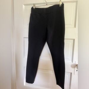 American Giant Black Ponte Leggings with Slim Fit